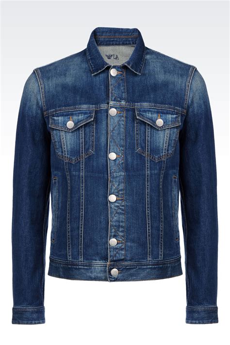 Armani denim jacket men's